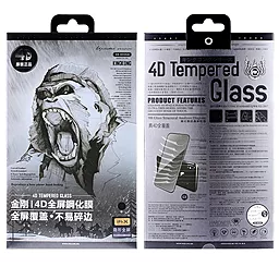 Захисне скло WK Kingkong 4D Curved Tempered Glass для Apple iPhone 7 Plus, iPhone 8 Plus   Black (WTP-010-8PBK) - мініатюра 2