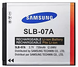 Аккумулятор для фотоаппарата Samsung SLB-07A (720 mAh)