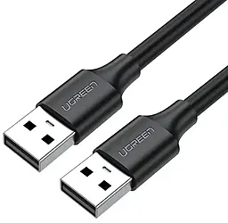 Шлейф (Кабель) Ugreen US102 USB2.0 AM/AM 2м чорний (10311)