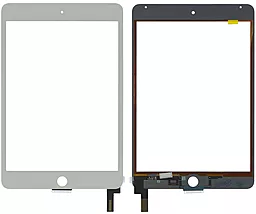 Сенсор (тачскрин) Apple iPad Mini 4 (A1538, A1550) (original) White - фото Сенсор (тачскрин) Apple iPad Mini 4 (A1538, A1550) (original) White