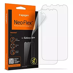 Защитная пленка Spigen Neo Flex HD Samsung G965 Galaxy S9 Plus 2шт Clear (593FL22901)