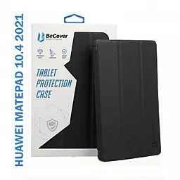 Чехол для планшета BeCover Black (706479) для Huawei MatePad 10.4 2021 Smart Case - фото Чехол для планшета BeCover Black (706479) для Huawei MatePad 10.4 2021 Smart Case