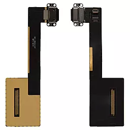 Нижний шлейф Apple iPad Pro 9.7 2016 с разъемом зарядки, с микрофоном Original Black - фото Нижний шлейф Apple iPad Pro 9.7 2016 с разъемом зарядки, с микрофоном Original Black