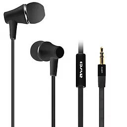 Наушники Awei ES-300M Black - фото Наушники Awei ES-300M Black