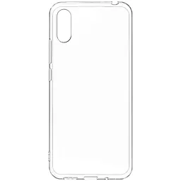 Чехол Silicone Case WS для Xiaomi Redmi 9A, 9AT, 9i Transparent