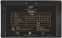 Блок питания Deepcool 500W (DE500 v2) - миниатюра 4