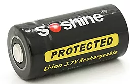 Аккумулятор Soshine 16340 700mAh 3.6V 0.7A Li-Ion Black (16340P-3.7-700 P)