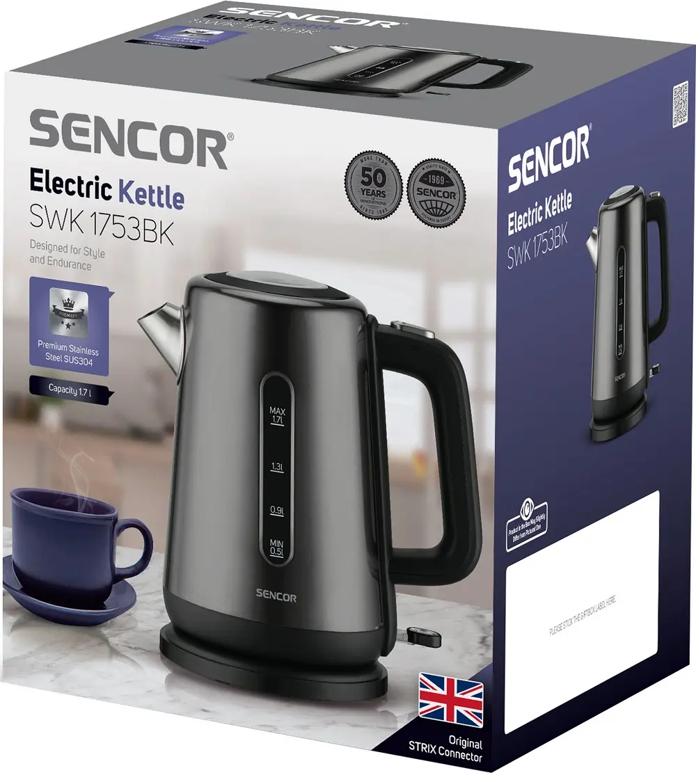Kettle/metall SENCOR SWK 1753BK - фото 5