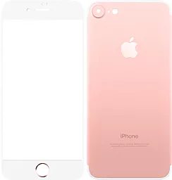 Захисне скло TOTO 2,5D Full cover Apple iPhone 7, iPhone 8 Rose Gold (front and back) (F_46529)