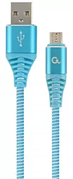 USB Кабель Cablexpert Premium 2M micro USB Cable Blue (CC-USB2B-AMmBM-2M-VW)