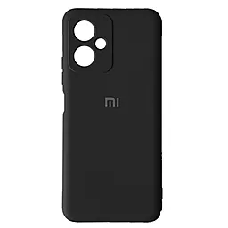 Чохол 1TOUCH Silicone Case Full for Xiaomi Redmi Note 12 5G Black