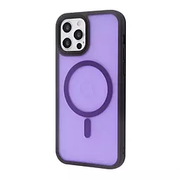 Чохол Wave Matte Insane Case with MagSafe для Apple iPhone 12, iPhone 12 Pro Deep Purple