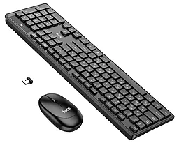 Комплект (клавиатура+мышка) Hoco GM17 Black - миниатюра 2