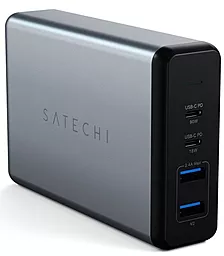 Сетевое зарядное устройство с быстрой зарядкой Satechi Pro Type-C PD Desktop Charger Grey