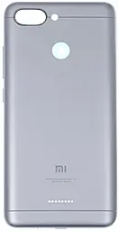 Задняя крышка корпуса Xiaomi Redmi 6 на 2 Sim карты Gray - фото Задняя крышка корпуса Xiaomi Redmi 6 на 2 Sim карты Gray