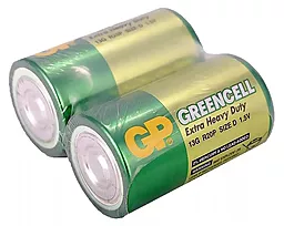 Батарейки GP GP D / 13G / R20P Greencell SHRINK 2шт - фото Батарейки GP GP D / 13G / R20P Greencell SHRINK 2шт