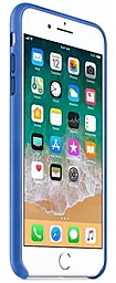 Чехол Apple Leather Case for iPhone 7 Plus, iPhone 8 Plus  Electric Blue - миниатюра 2