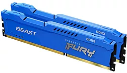 Оперативная память Kingston FURY Beast Blue DDR3 1866MHz 16GB Kit 2x8GB (KF318C10BK2/16)