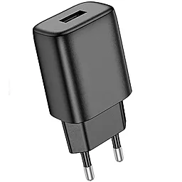 Сетевое зарядное устройство Hoco C134A 2.4a home charger black - фото Сетевое зарядное устройство Hoco C134A 2.4a home charger black