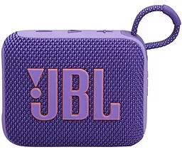 Колонки акустические JBL Go 4 Purple (JBLGO4PUR) - фото Колонки акустические JBL Go 4 Purple (JBLGO4PUR)