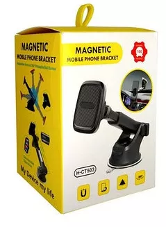 Автодержатель магнитный Magnetic CT503 Black/Red - фото 2