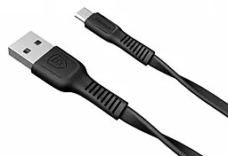 USB Кабель Baseus Tough micro USB Cable Black (CAMZY-B01) - мініатюра 2