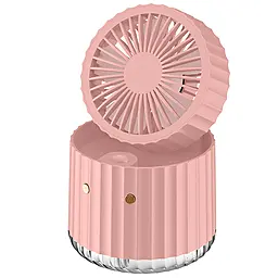 Портативний вентилятор Epik Rapid Cooling 3in1 з водяним охолодженням і підсвічуванням Pink - фото Портативний вентилятор Epik Rapid Cooling 3in1 з водяним охолодженням і підсвічуванням Pink