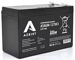 Аккумуляторная батарея AZBIST 12V 7Ah Super AGM (ASAGM-1270F2)