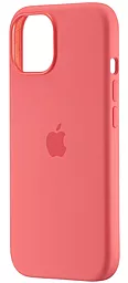 Чехол Apple Silicone Case Full with MagSafe and SplashScreen для Apple iPhone 15 Guava