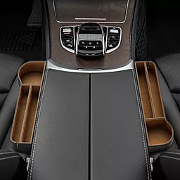 Автомобильный органайзер між сидіннями Baseus Elegant Car Storage Box Black (CRCWH-01) - мініатюра 6