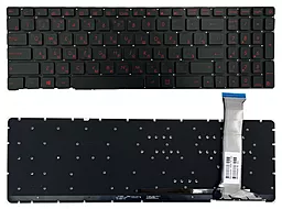Клавіатура для ноутбуку Asus ROG G551JM G551JW G551JX G551VW GL551JK GL551JW G771JW без рамки, підсвітка RED Original