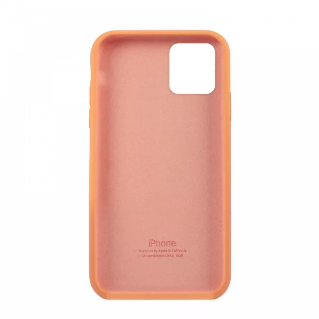 Чехол Silicone Case Full для Apple iPhone 11 Pro Max Papaya - фото 2