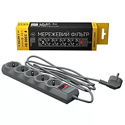 Сетевой фильтр (удлинитель) Logicpower LP-X5 5 розеток 3M серий (LP9587) - фото Сетевой фильтр (удлинитель) Logicpower LP-X5 5 розеток 3M серий (LP9587)