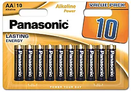 Батарейки Panasonic AA (R6) Alkaline Power 10шт (LR6REB/10BW)