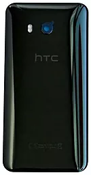 Задняя крышка корпуса HTC U11 со стеклом камеры Brilliant Black - фото Задняя крышка корпуса HTC U11 со стеклом камеры Brilliant Black