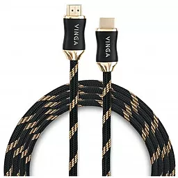 Видеокабель HDMI М-М 1 м HDR10 Black/Gold (VCPHDMI20BPR1) Vinga