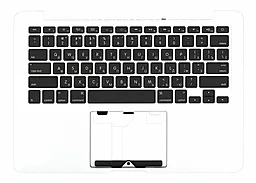 Клавиатура для ноутбука Apple MacBook Pro A1425 с топ панелью горизонтальный энтер черная