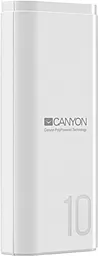 Повербанк Canyon PB-103 10000mAh (CNE-CPB010W) White - фото Повербанк Canyon PB-103 10000mAh (CNE-CPB010W) White