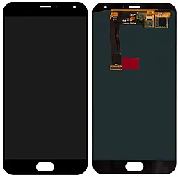 Дисплей Meizu MX5, MX5e (M575) с тачскрином, оригинал, Black
