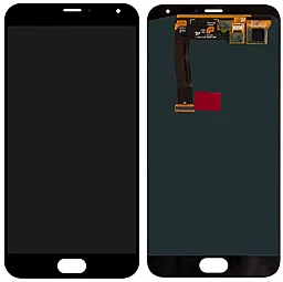 Дисплей Meizu MX5, MX5e (M575) с тачскрином, оригинал, Black - фото Дисплей Meizu MX5, MX5e (M575) с тачскрином, оригинал, Black