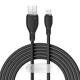 Кабель Baseus Pudding Series USB-A - Lightning 12w 2.4a 2м cable Black - фото Кабель Baseus Pudding Series USB-A - Lightning 12w 2.4a 2м cable Black