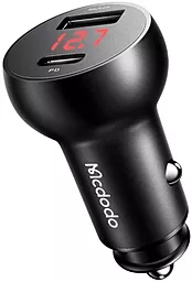 Автомобильное зарядное устройство McDodo 30W PD/QC USB-C/USB-A black (CC-6810) - фото Автомобильное зарядное устройство McDodo 30W PD/QC USB-C/USB-A black (CC-6810)