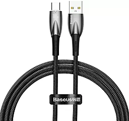 Кабель USB Baseus Glimmer Series 100w 5a USB Type-C cable black (CADH000401)