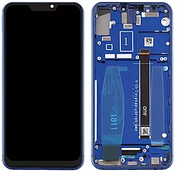 Дисплей Lenovo Z5 (L78011) з тачскріном і рамкою, оригінал, Blue