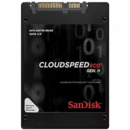 SSD Накопитель SanDisk CloudSpeed Eco II 480 GB (SDLF1DAR-480G-1JA2) - фото SSD Накопитель SanDisk CloudSpeed Eco II 480 GB (SDLF1DAR-480G-1JA2)