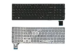 Клавиатура для ноутбука Sony VPC-SE Series без рамки 148986151 черная