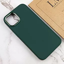 Чехол Epik TPU Bonbon Metal Style для Apple iPhone 13 (6.1") Зеленый / Pine green - миниатюра 4
