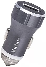 Автомобильное зарядное устройство Yoobao YB207 2.4A car charger silver - фото Автомобильное зарядное устройство Yoobao YB207 2.4A car charger silver