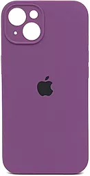 Чохол Silicone Case Full Camera для Apple iPhone 13 Purple