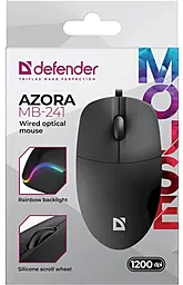 Комп'ютерна мишка Defender Azora MB-241 Black (52241) - мініатюра 5 Комп'ютерна мишка Defender Azora MB-241 Black (52241) - мініатюра 5